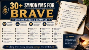 30+ Synonyms for Brave With Meanings & Examples