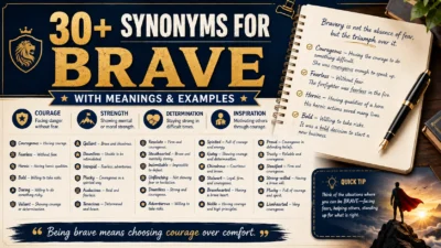 30+ Synonyms for Brave With Meanings & Examples