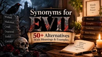 Synonyms for Evil 50+ Alternatives With Meanings & Examples