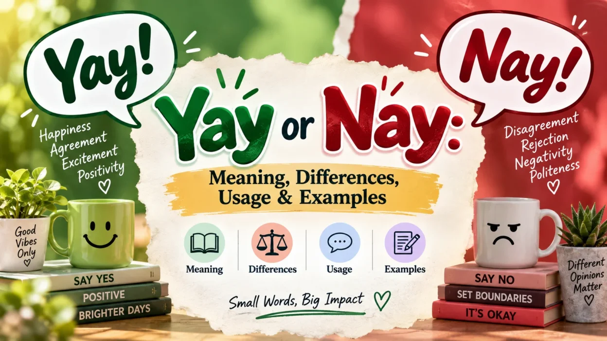 Yay or Nay Meaning, Differences, Usage & Examples