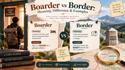 Boarder vs Border Meaning, Difference & Examples