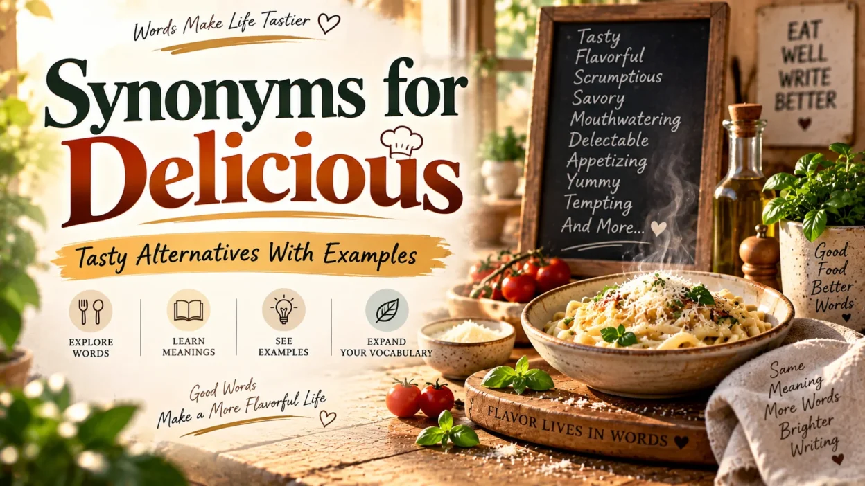 Synonyms for Delicious Tasty Alternatives With Examples