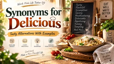 Synonyms for Delicious Tasty Alternatives With Examples